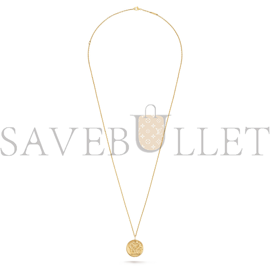 VAN CLEEF ARPELS ZODIAQUE MEDAL GEMINORUM (GEMINI) - YELLOW GOLD  VCARP7SV00